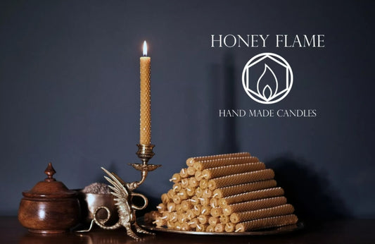 80 x 100% PURE BEESWAX candles ~ 20cm x 2cm ~Eco-friendly